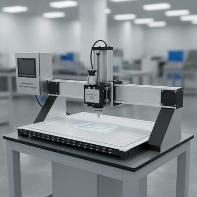 精密粘着のための3200x2000mmの作業サイズと24h作業時間,0.3mmノズルの直径のXYグリーププロッター