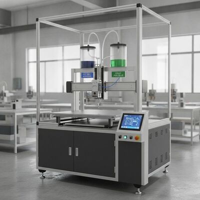 840mm スタック高さと熱溶融と冷たい粘着剤を1つの操作で自動的な高度調整を備えた自動XY粘着プロット