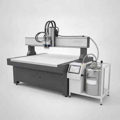 CNC グルアー XY グループロッター、作業サイズ 3000x2000mm、工業用接着剤塗布用の 20L 接着剤量